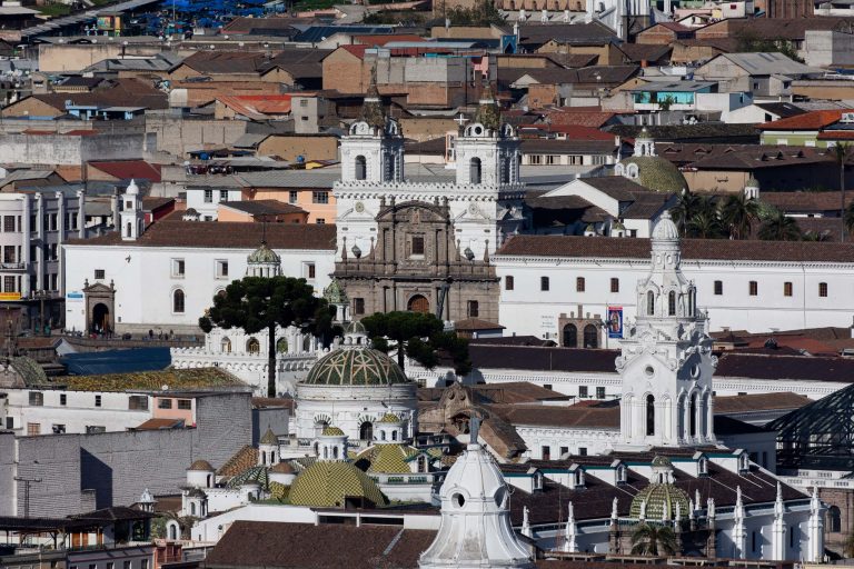 The Church of San Francisco (Iglesia de San Francisco) in the historic center of Quito, Ecuador - Day excursion historical Quito - Quito's colonial history and mysteries with Ecuador Experience